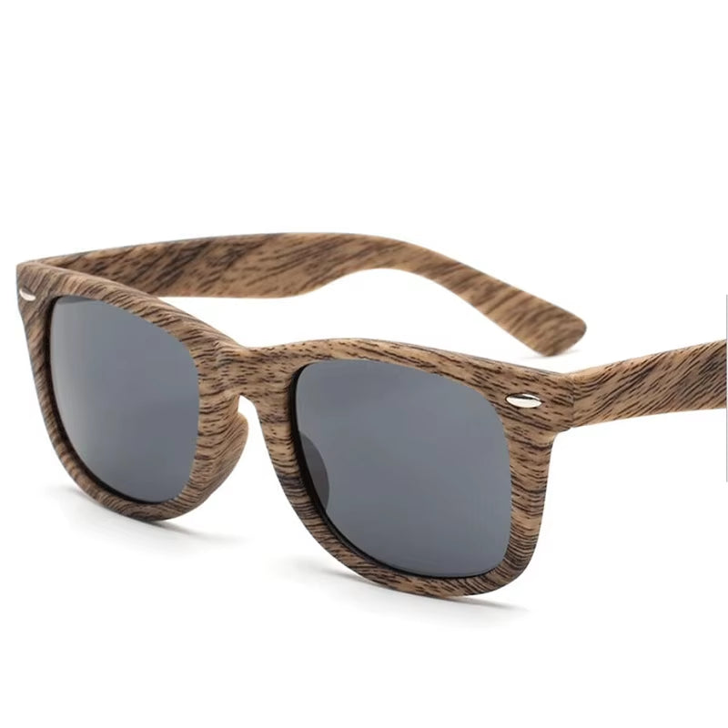 Bamboo Sunglasses Men Women Imitation Wood Sun Glasses Square Brand Designer Sun Glasses for Women Unisex