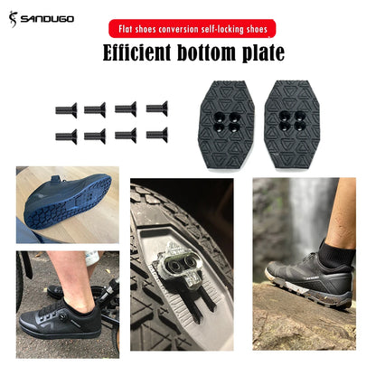 Mens Cycling Shoes Mtb Downhill Enduro Mountain Bike Shoes Compatible with All 2 Bolts Peadls