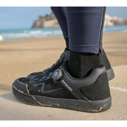 Mens Cycling Shoes Mtb Downhill Enduro Mountain Bike Shoes Compatible with All 2 Bolts Peadls