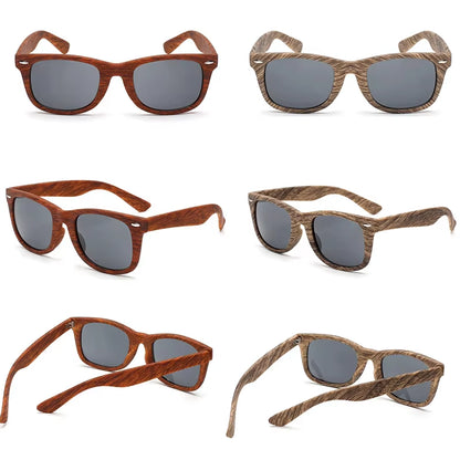 Bamboo Sunglasses Men Women Imitation Wood Sun Glasses Square Brand Designer Sun Glasses for Women Unisex